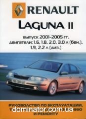 Renault Laguna II c 2001 ��� �������� �1,6/1,8/2,0/3,0�1,9/2,2