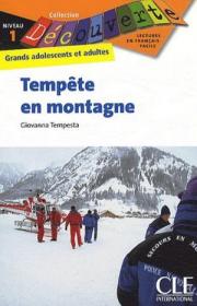 Niveau 1 Tempete en montagne Livre