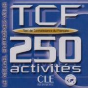 TCF 250 activities Test de Connaissance du francais Class CD