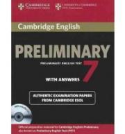 Cambridge English Preliminary 7 Student&amp;#039;s Book Pack (Student&amp;#039;s Book with Answers and Audio CDs (2)): Official Examination Papers from University of Cambridge ESOL Examinations