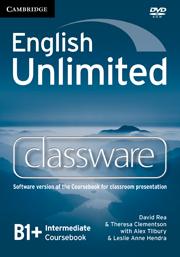 English Unlimited Intermediate Classware DVD-ROM: B1+